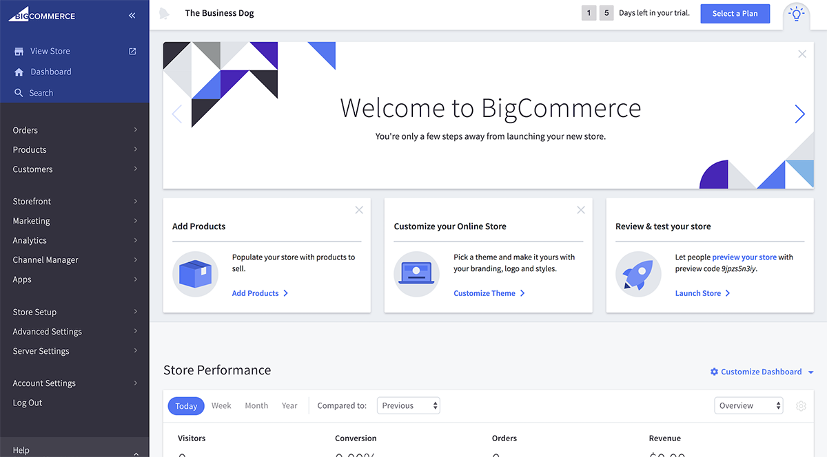 bigcommerce login
