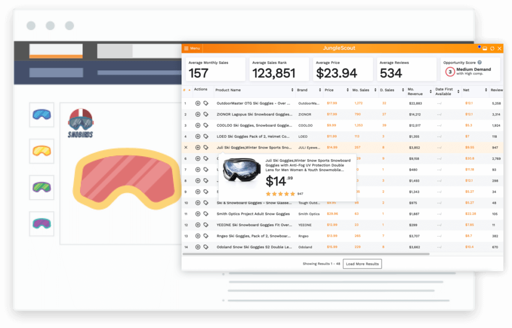 jungle scout estimator