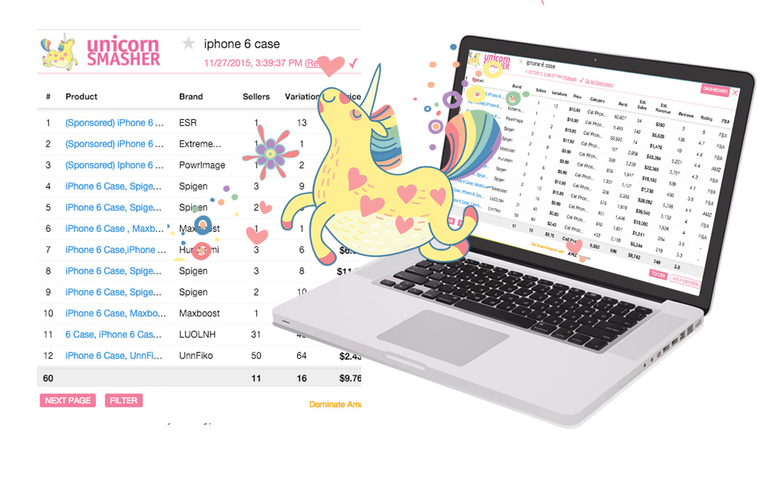 unicorn smasher chrome extension