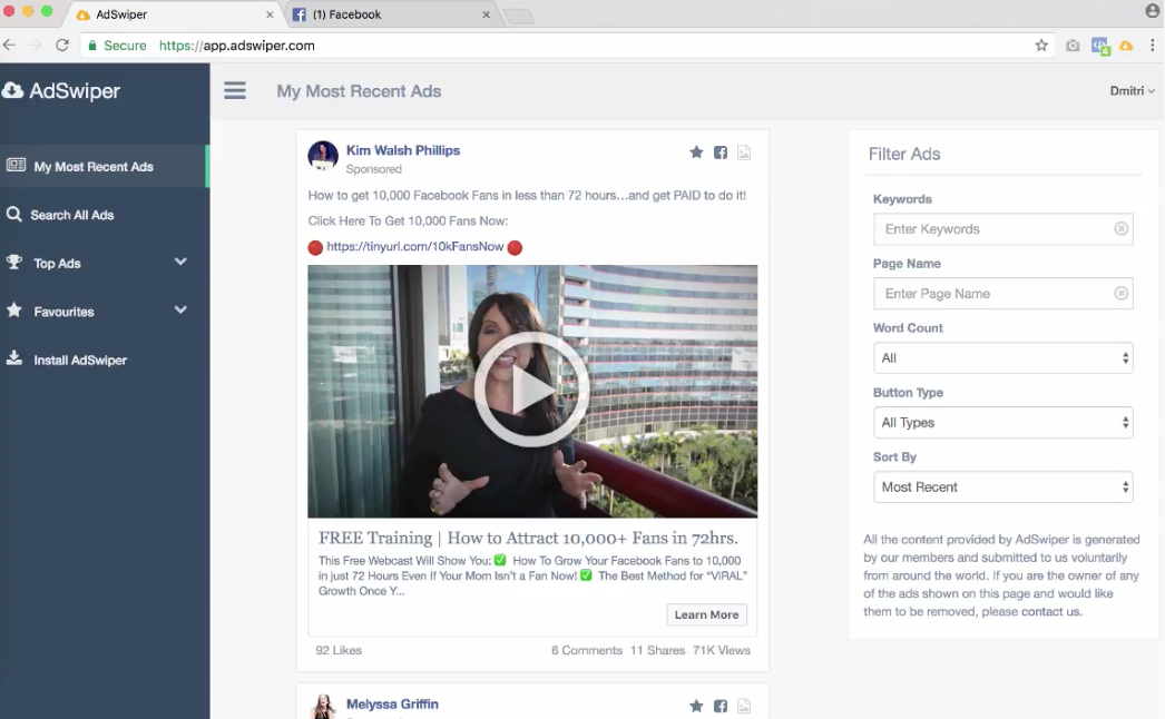 adswiper chrome extension