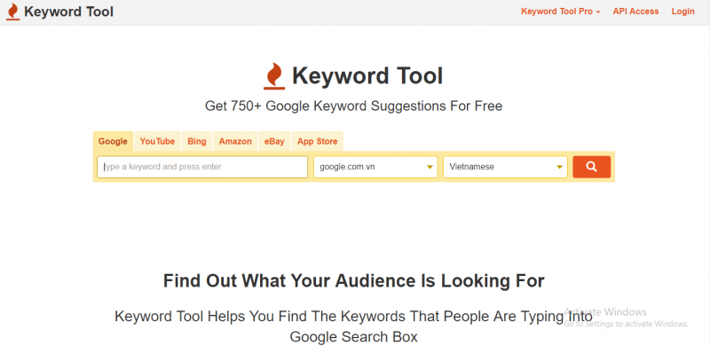 keyword tool