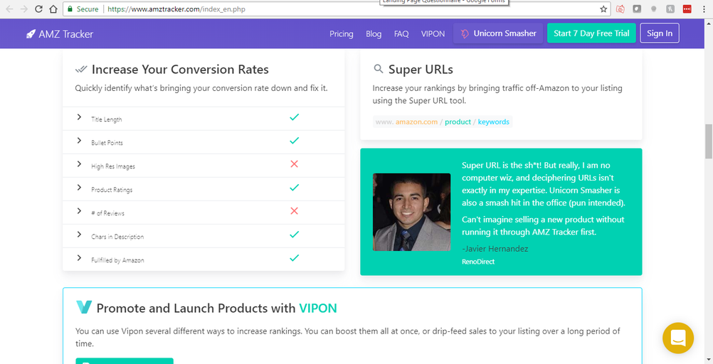 amz tracker discount